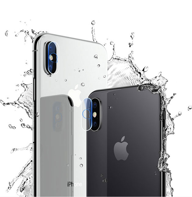 กระจกนิรภัยเลนส์กล้อง iPhone X